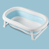 Easy Folding Baby Bath Tub Foldable Baby Shower Tubs With Non-slip Cushion Eco-friendly Newborn Bathtub Adjustable Kids Bathtub