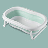 Easy Folding Baby Bath Tub Foldable Baby Shower Tubs With Non-slip Cushion Eco-friendly Newborn Bathtub Adjustable Kids Bathtub
