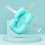 Easy Folding Baby Bath Tub Foldable Baby Shower Tubs With Non-slip Cushion Eco-friendly Newborn Bathtub Adjustable Kids Bathtub