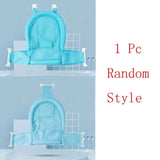 Folding Baby Bath Tub Foldable Baby Shower Bath Tub With Non-slip Cushion Eco-friendly Newborn Bathtub Safe Adjustable Kids Bath